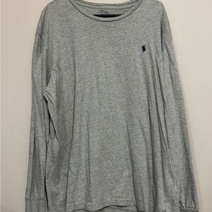 Polo by Ralph Lauren Gray Long Sleeve Tee XL